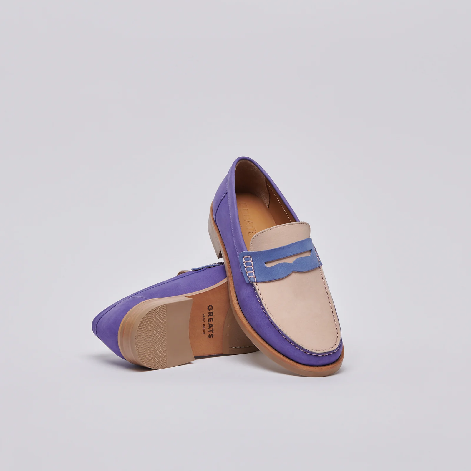 The Essex Penny Loafer - Vintage Blue