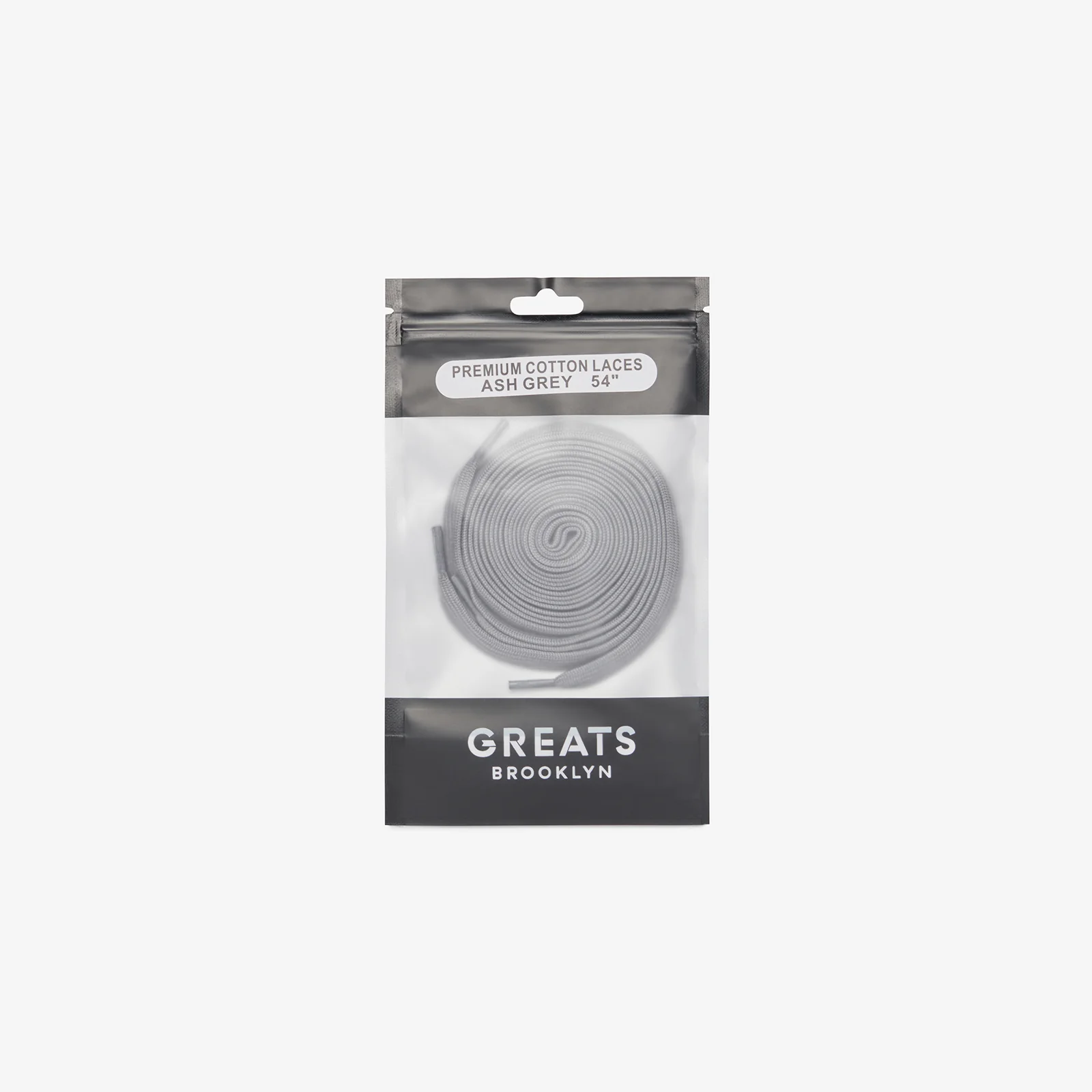 GREATS Premium Cotton Laces - Ash Grey