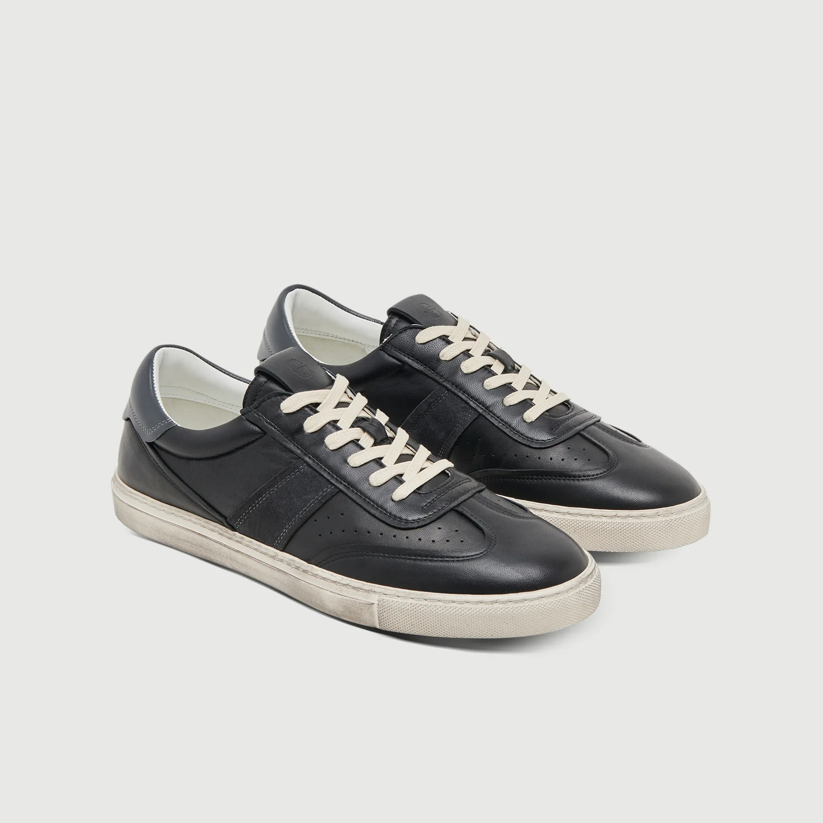 The Charlie Distressed - Black Grey