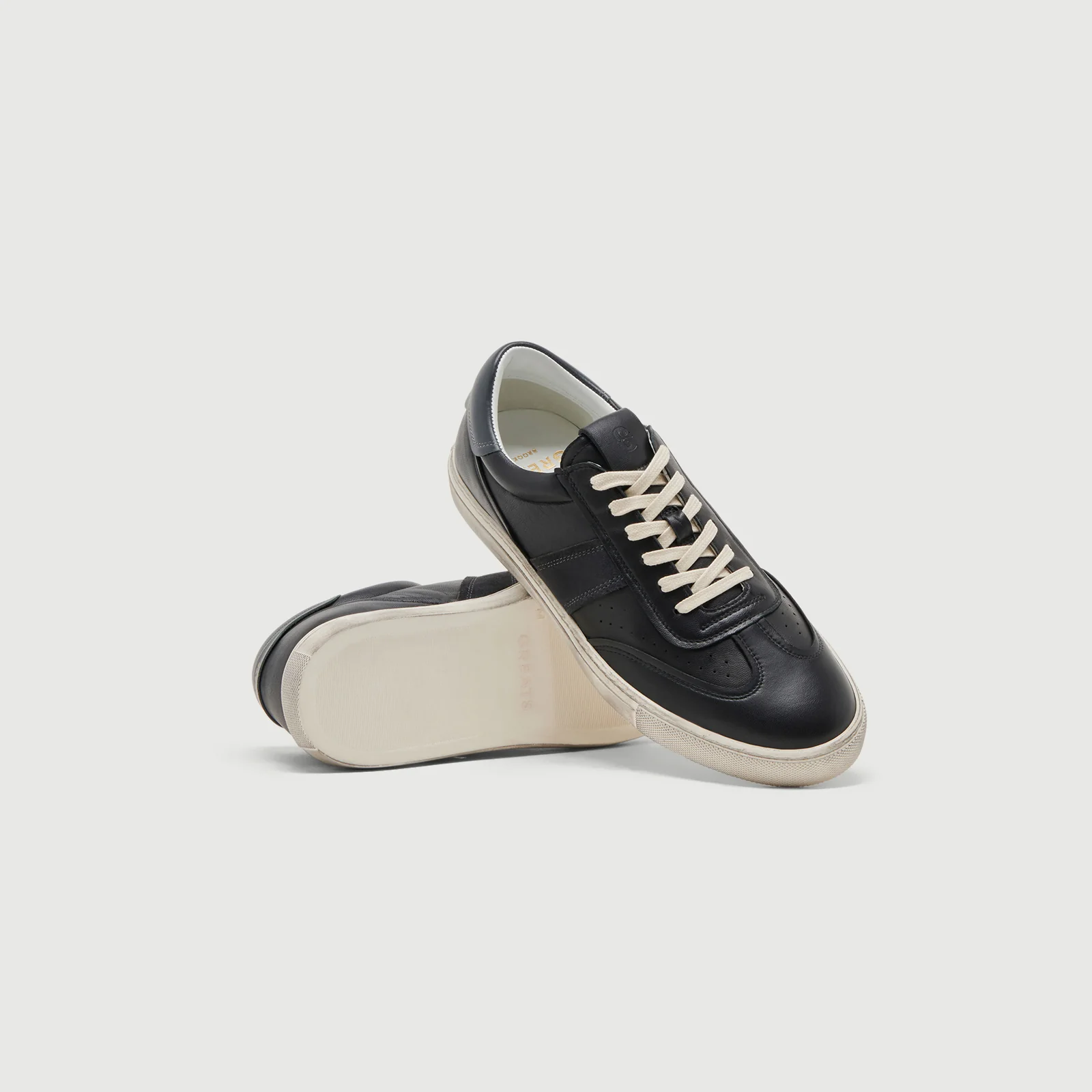 The Charlie Distressed - Black Grey